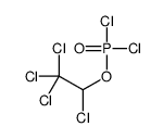 1,1,1,2-tetrachloro-2-dichlorophosphoryloxyethane结构式