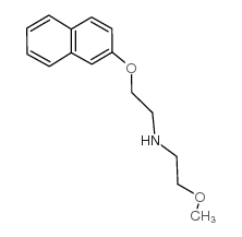 2-methoxy-N-(2-naphthalen-2-yloxyethyl)ethanamine Structure