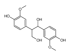 1,2-bis(4-hydroxy-3-methoxyphenyl)propane-1,3-diol结构式