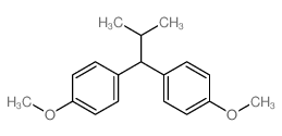 1-methoxy-4-[1-(4-methoxyphenyl)-2-methyl-propyl]benzene结构式