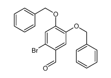 4,5-双(苄氧基)-2-溴苯甲醛结构式