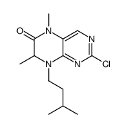 2-CHLORO-8-ISOPENTYL-5,7-DIMETHYL-7,8-DIHYDROPTERIDIN-6(5H)-ONE Structure
