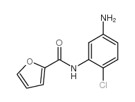 N-(5-氨基-2-氯苯基)-2-糠酰胺结构式