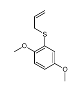 1,4-dimethoxy-2-prop-2-enylsulfanylbenzene Structure