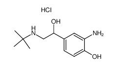 2-tert-butylamino-1-(3-amino-4-hydroxyphenyl)-ethanol Structure