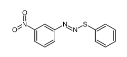 m-Nitrobenzoldiazophenylsulfid结构式