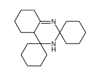 5',6',7',8'-Tetrahydrodispiro[cyclohexane-1,2'(3'H)-quinazoline-4'(4a'H),1''-cyclohexane]结构式