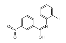 N-(2-iodophenyl)-3-nitrobenzamide结构式