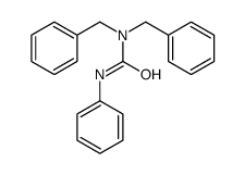 1,1-dibenzyl-3-phenylurea Structure