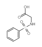 苯磺酰基氨基乙酸结构式
