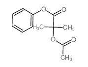 phenyl 2-acetyloxy-2-methyl-propanoate Structure