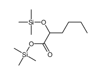 2-[(Trimethylsilyl)oxy]hexanoic acid trimethylsilyl ester结构式