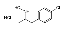 N-[1-(4-chlorophenyl)propan-2-yl]hydroxylamine,hydrochloride Structure