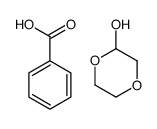 benzoic acid,1,4-dioxan-2-ol Structure