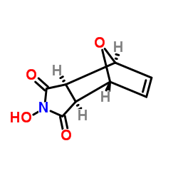 外-N-羟基-7-氧杂二环[2.2.1]庚-5-烯-2,3-二甲酰亚胺结构式