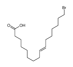 16-bromohexadec-9-enoic acid Structure