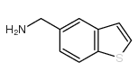 1-苯并噻吩-5-甲胺结构式