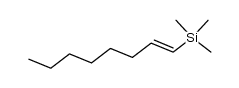 (E)-1-(trimethylsilyl)-1-octene Structure