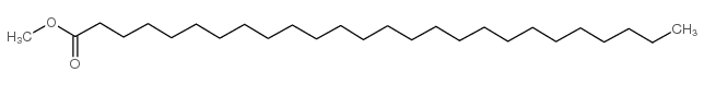 蜡酸甲酯结构式