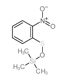 trimethyl-(2-nitrophenyl)sulfanyloxy-silane Structure