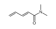 N,N-dimethyl-2,4-pentadienamide Structure