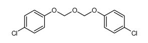 1-chloro-4-[(4-chlorophenoxy)methoxymethoxy]benzene Structure