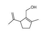 (2-methyl-5-prop-1-en-2-ylcyclopenten-1-yl)methanol结构式