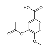 3-acetyloxy-4-methoxybenzoic acid Structure