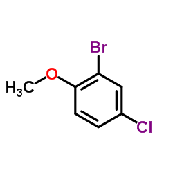 2-Bromo-4-chloro-1-methoxybenzene Structure