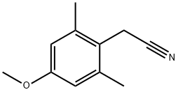 4-甲氧基-2,6-二甲基苯乙腈结构式