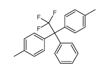 1-methyl-4-[2,2,2-trifluoro-1-(4-methylphenyl)-1-phenylethyl]benzene结构式