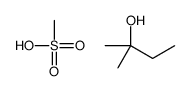 methanesulfonic acid,2-methylbutan-2-ol结构式