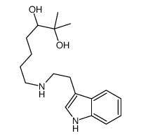 7-[2-(1H-indol-3-yl)ethylamino]-2-methylheptane-2,3-diol Structure