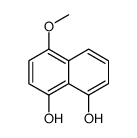 4-methoxynaphthalene-1,8-diol结构式