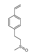1-ethenyl-4-(2-methylsulfinylethyl)benzene Structure