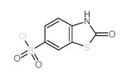 6-Benzothiazolesulfonylchloride,2,3-dihydro-2-oxo-(9CI) Structure