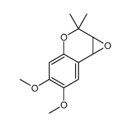 5,6-dimethoxy-2,2-dimethyl-1a,7b-dihydrooxireno[2,3-c]chromene结构式