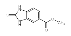 2-硫代-2,3-二氢-1H-苯并[d]咪唑-5-甲酸甲酯结构式