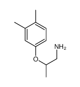 2-(3,4-dimethylphenoxy)propan-1-amine Structure