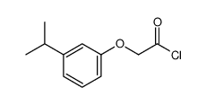2-(3-propan-2-ylphenoxy)acetyl chloride结构式