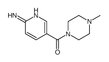 (6-aminopyridin-3-yl)-(4-methylpiperazin-1-yl)methanone Structure