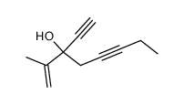 3-ethynyl-2-methyl-oct-1-en-5-yn-3-ol Structure