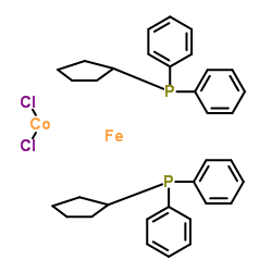 [1,1'-Bis(diphenylphosphino)ferrocene]dichlorocobalt(II) Structure