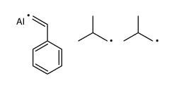 bis(2-methylpropyl)-(2-phenylethenyl)alumane结构式