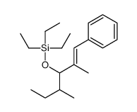 (2,4-dimethyl-1-phenylhex-1-en-3-yl)oxy-triethylsilane Structure