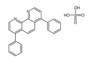 4,7-diphenyl-1,10-phenanthroline,sulfuric acid Structure