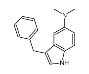 3-benzyl-N,N-dimethyl-1H-indol-5-amine结构式