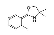 4,4-dimethyl-2-(4-methyl-4H-pyridin-3-ylidene)-1,3-oxazolidine Structure