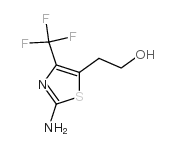 2-[2-氨基-4-(三氟甲基)噻唑-5-基]乙醇结构式