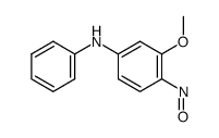 3-methoxy-4-nitroso-N-phenylaniline结构式